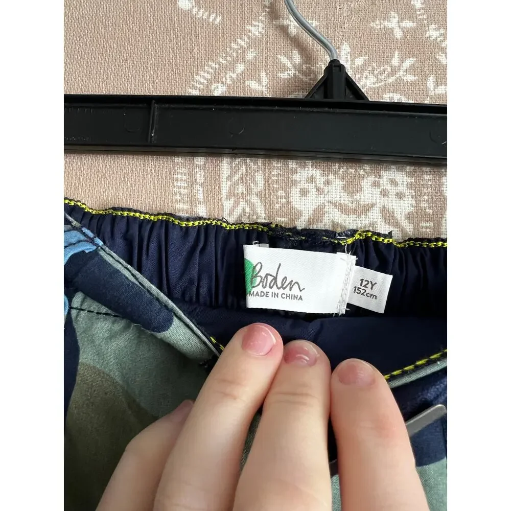 NWT Mini Boden Boys Camo Zip-Off Legs Pants Convertible Shorts - Picture 5 of 6